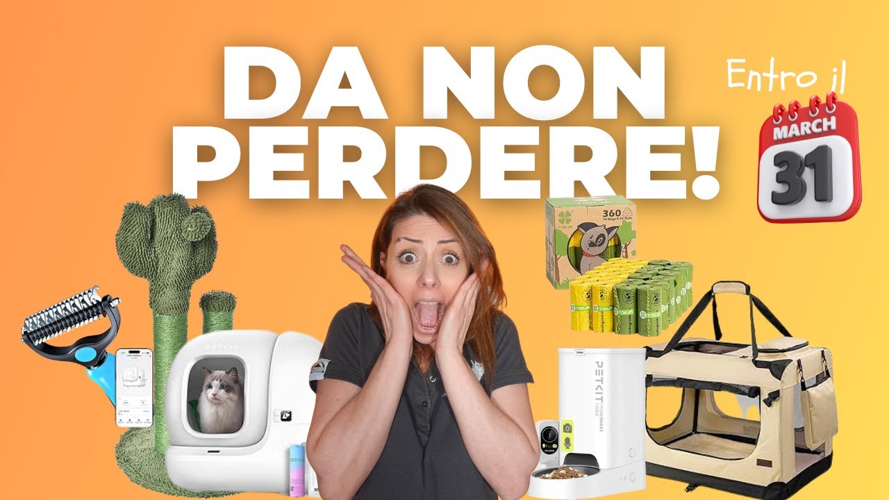 10 IMPERDIBILI OFFERTE di Primavera AMAZON per Cani e Gatti!