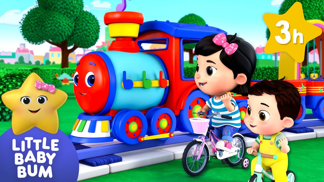 What Sound Does the Train Make? | 🚌Wheels on the BUS Songs! 🚌 Nursery Rhymes for Kids