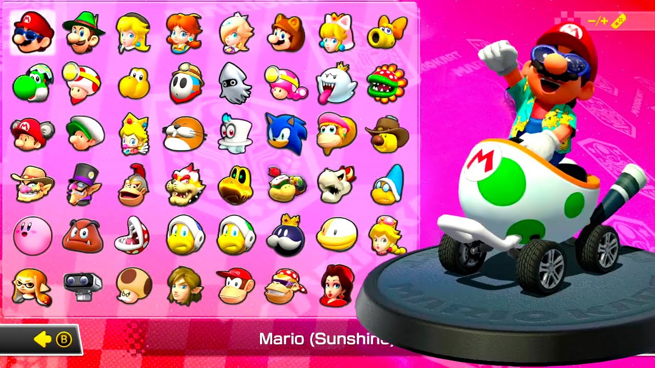 Mario Kart 8 Deluxe (OMEGA) - MEGA PACK! All Characters