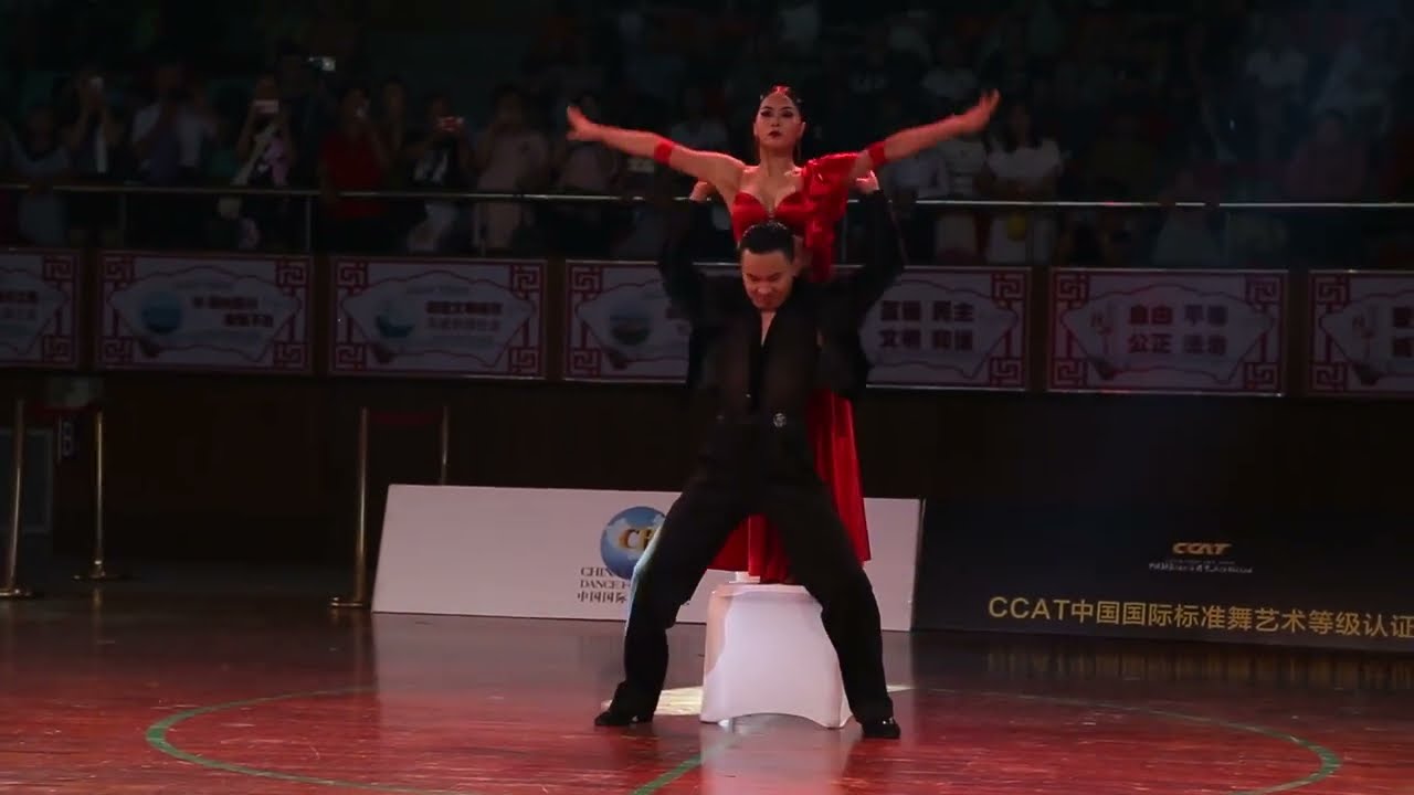 Chinese Latin Champions OWN the Paso Doble! 🔥 A Performance Full of Power! #danceshorts #dance