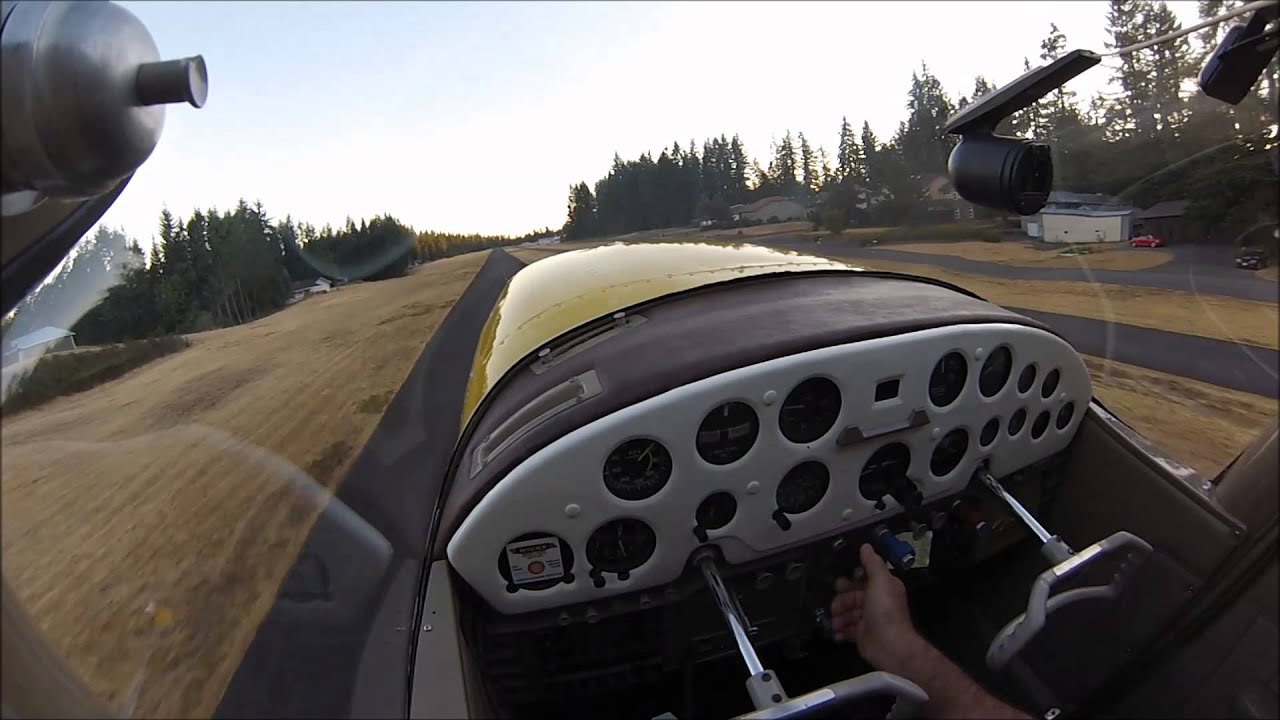 1954 Cessna 180 N2417C Flight to work 7-30-2015