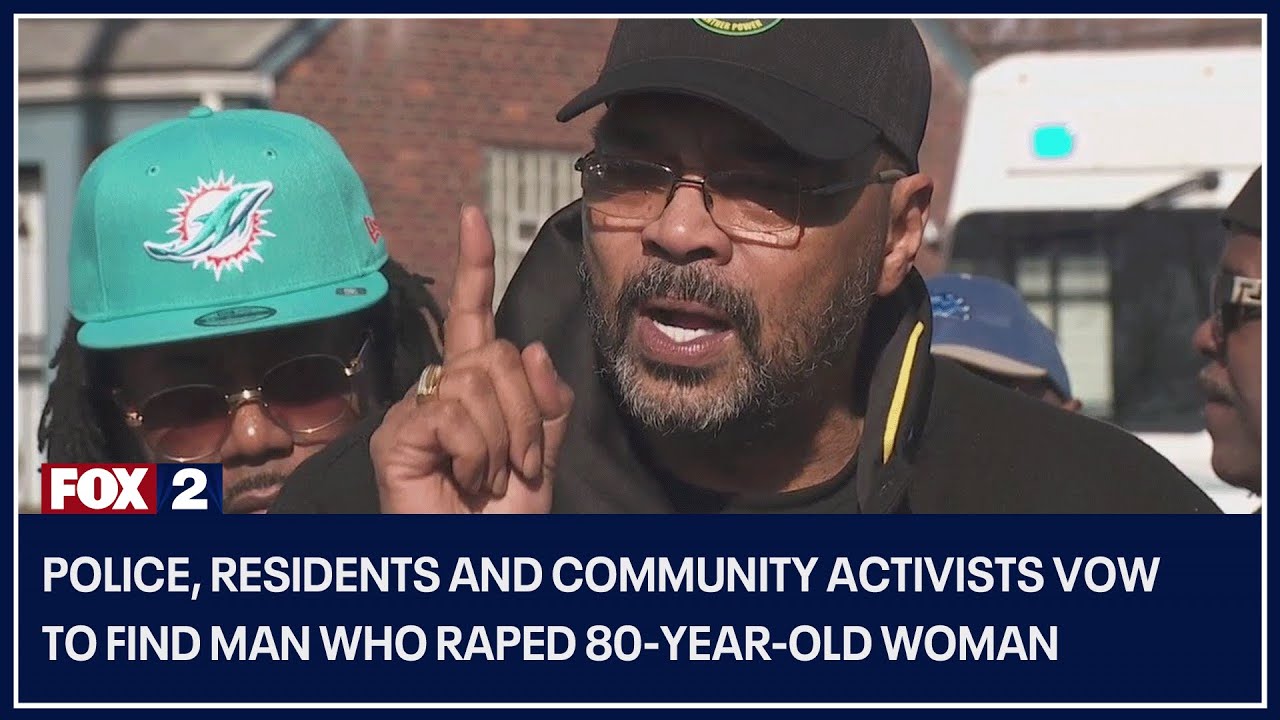 Police, residents and community activists vow to find man who raped 80-year-old woman