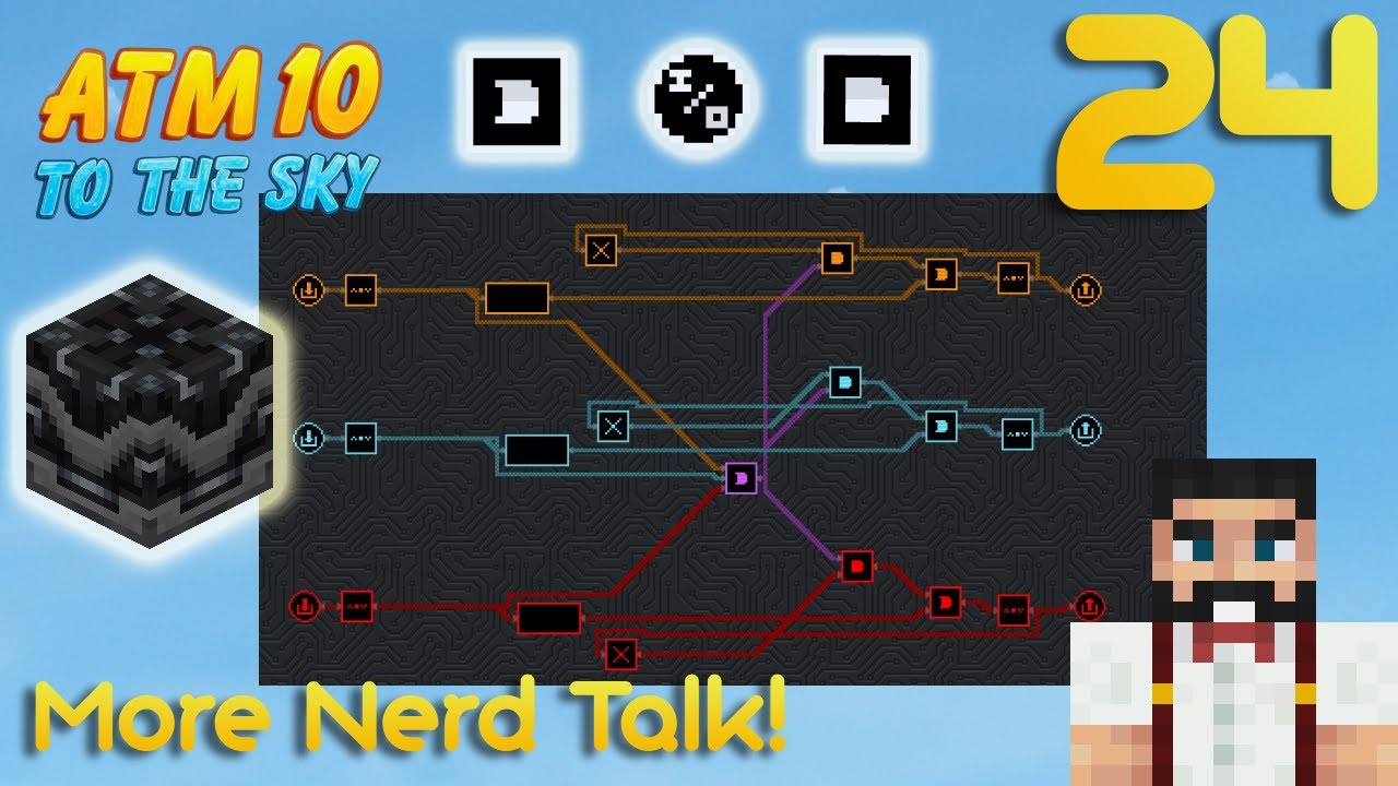 Nerd Talk при участии Little Big Redstone Mod - ATM10 To The Sky (24)