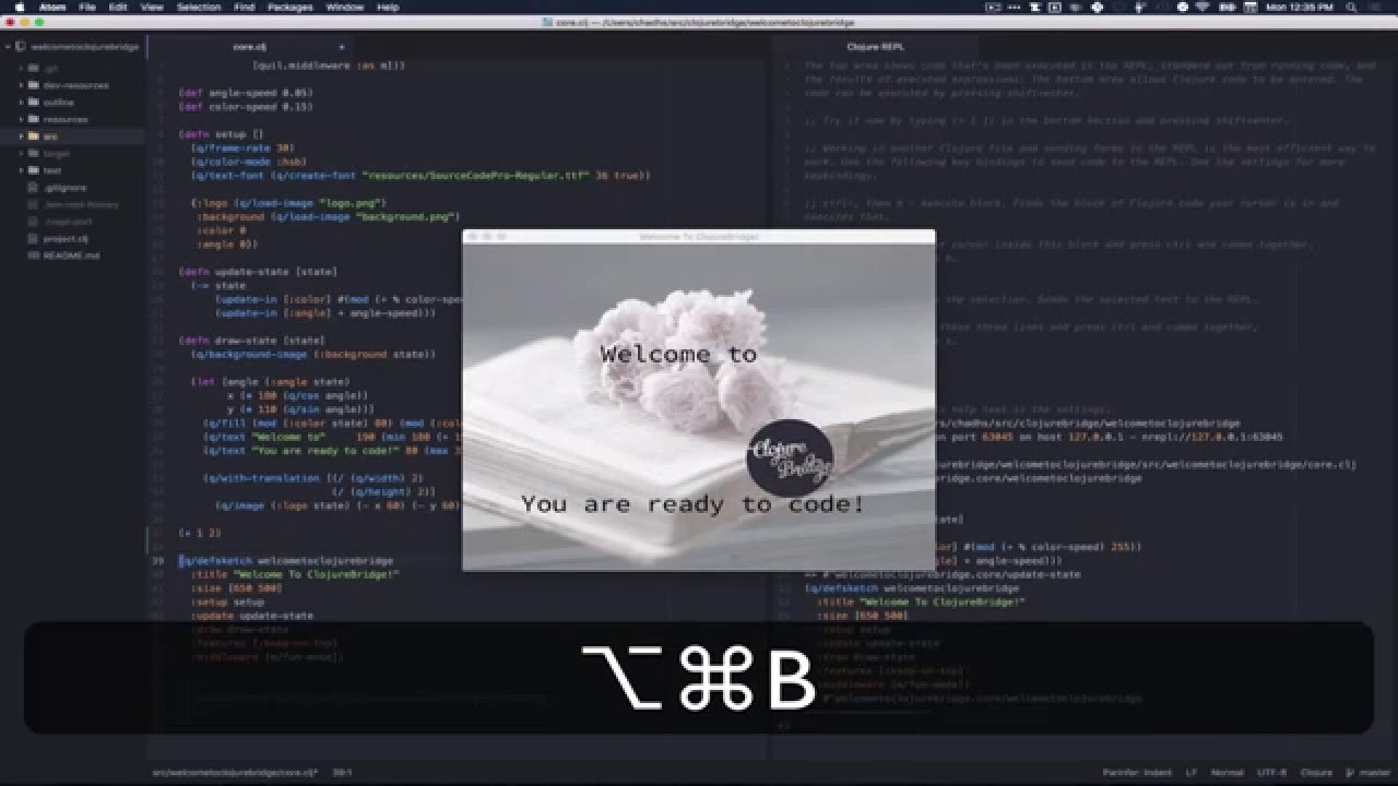 Clojure in Atom