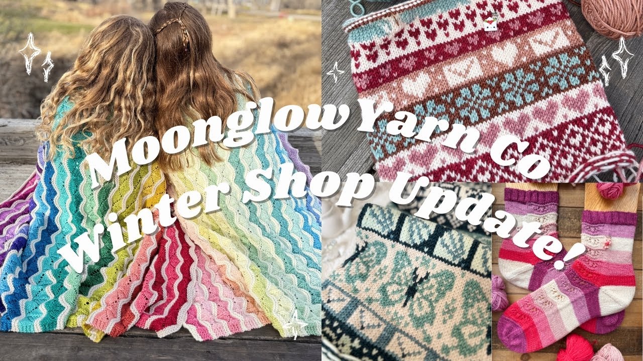 Анонс обновления зимнего магазина Moonglow Yarn Co «Второй шанс»! ❄️ Прекрасная пряжа + интересны...