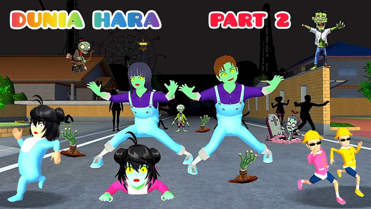 Yuta jadi Zombie Part 2 | Yuta Gigit Mio jadi Zombie Bareng Gigit Orang2 Celine dkk Kabur