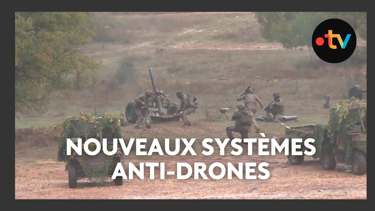 Test des nouveaux syst&egrave;mes anti-drones de l'arm&eacute;e de terre au camp militaire de Canjuers