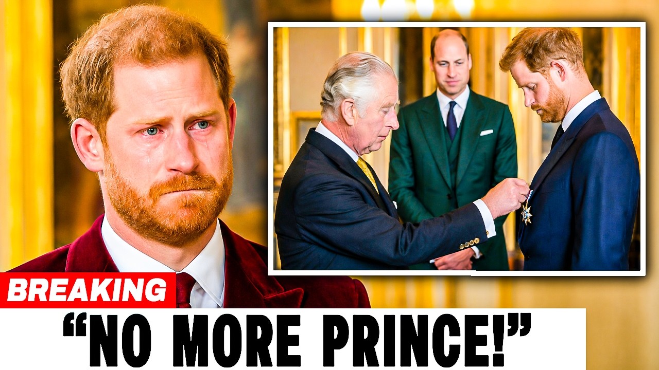 Harry STRIPPED Of Prince Title After William's Secret Influence On King's Final Decision