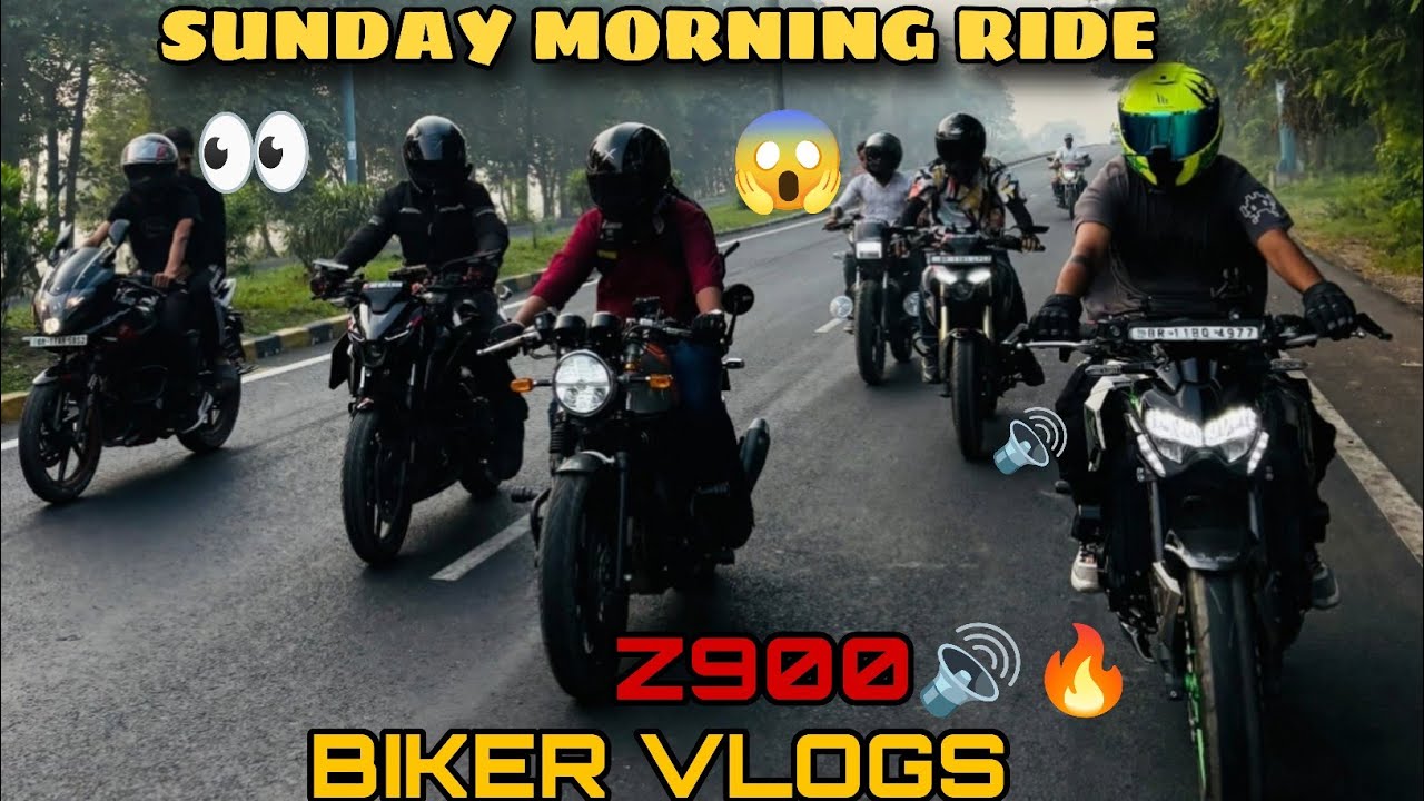 🛣️ Sunday Ride With Friends | Full Group Ride Experience🔊👀z900😱