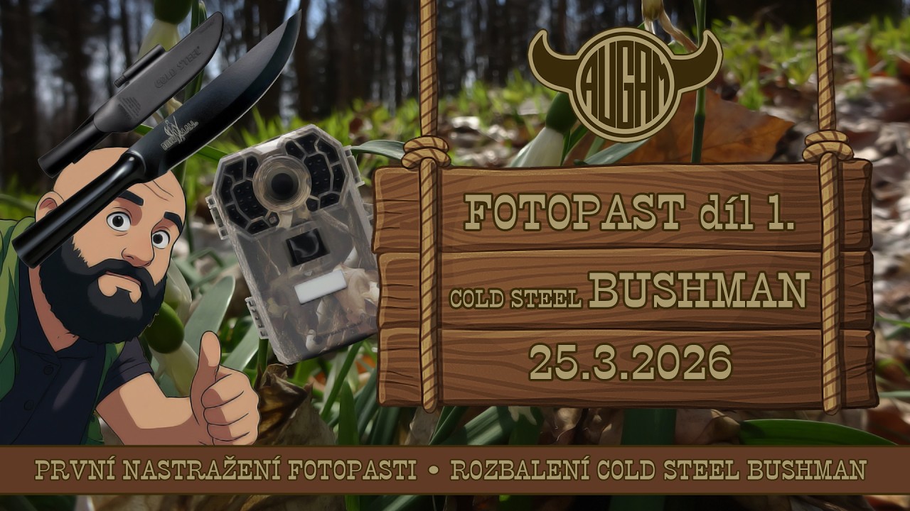 FOTOPAST &bull; COLD STEEL BUSHMAN &bull; KŮRA A SMOLNIČKA (25.3.2026)