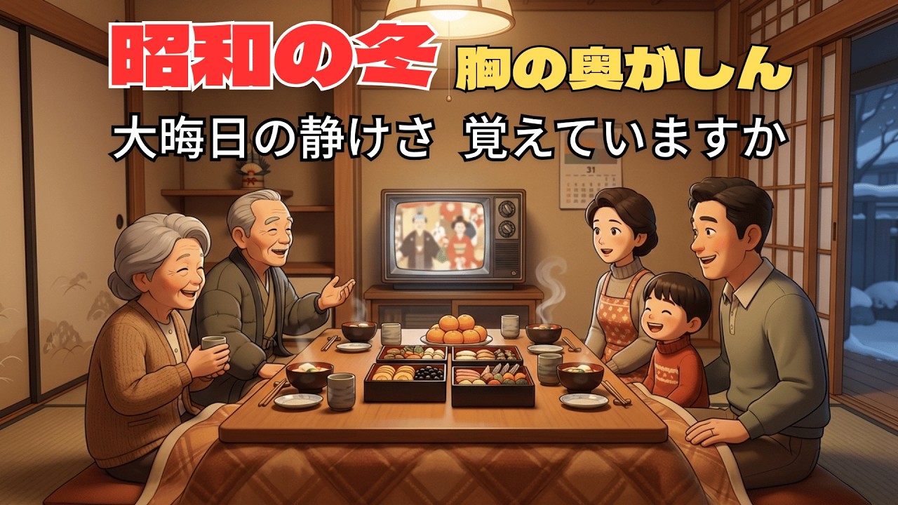 胸の奥がしんとする昭和の冬休み　大晦日の静けさに戻りたくなる