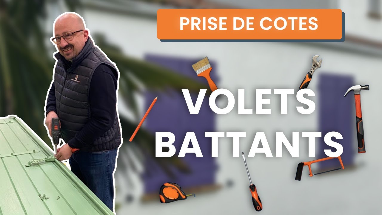Prise de cotes - volet battants | Menuiseries À Poser