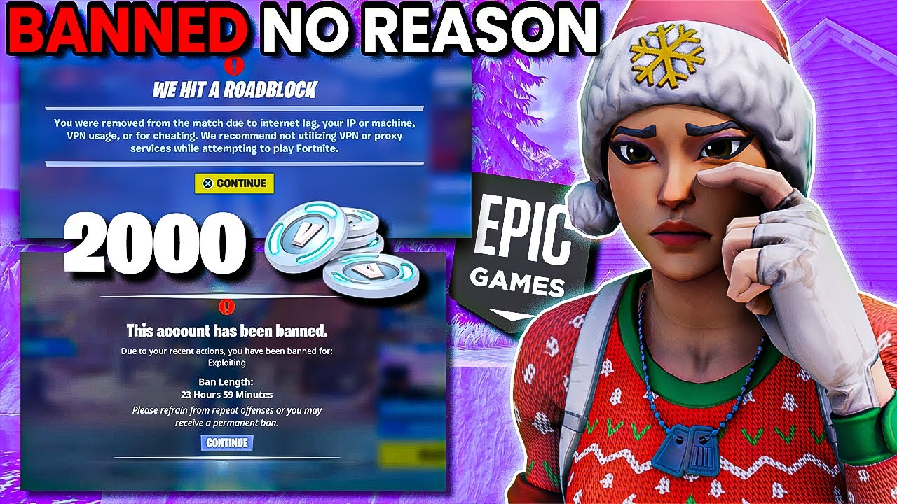 ПОЧЕМУ Epic банит игроков Fortnite БЕЗ ПРИЧИН! Аккаунт Fortnite забанен без предупреждения?
