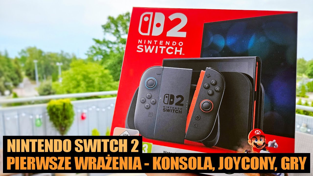 NINTENDO SWITCH 2 -  moje pierwsze wrażenia - konsola, gry (Mario Kart World, Zelda, Fast Fusion)