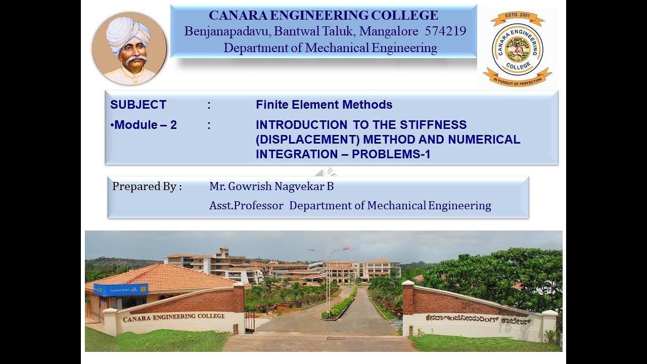 VTU FEM 18ME61 M2 Lecture04