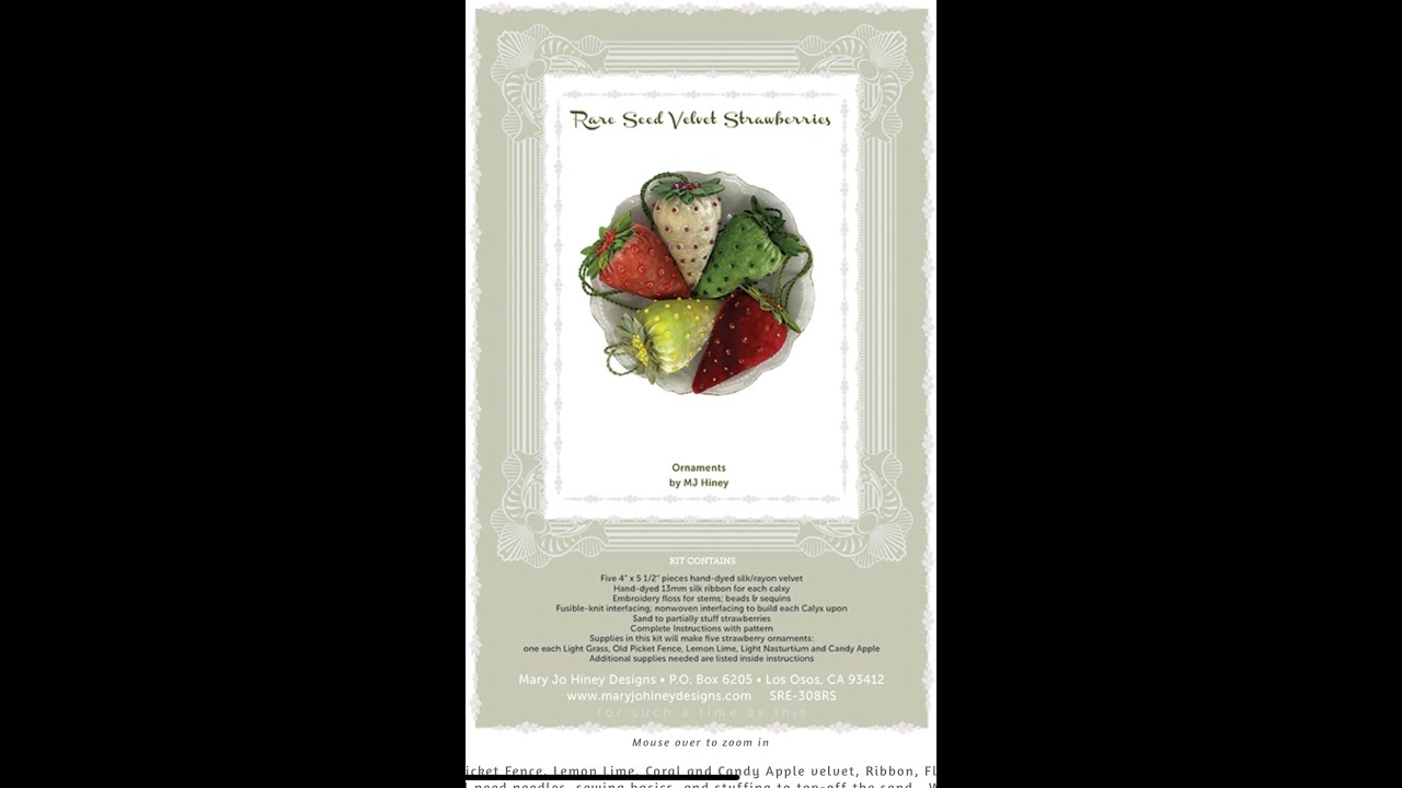 Making the Velvet Strawberries Demo