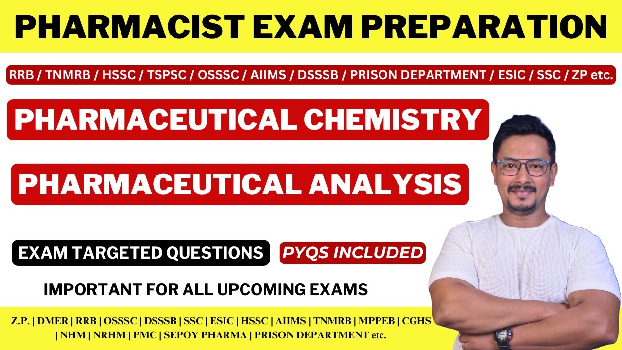 PHARMACIST EXAM PREPARATION / TNMRB PHARMACIST EXAM PREPARATION / NMMC PHARMACIST EXAM QUESTIONS