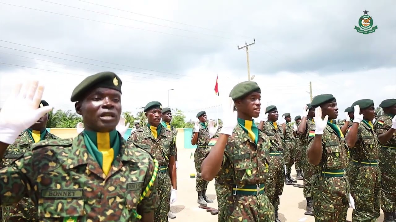 PASSING OUT CEREMONY OF RECRUIT INTAKE 30 AT ISTS, ASSIN FOSO