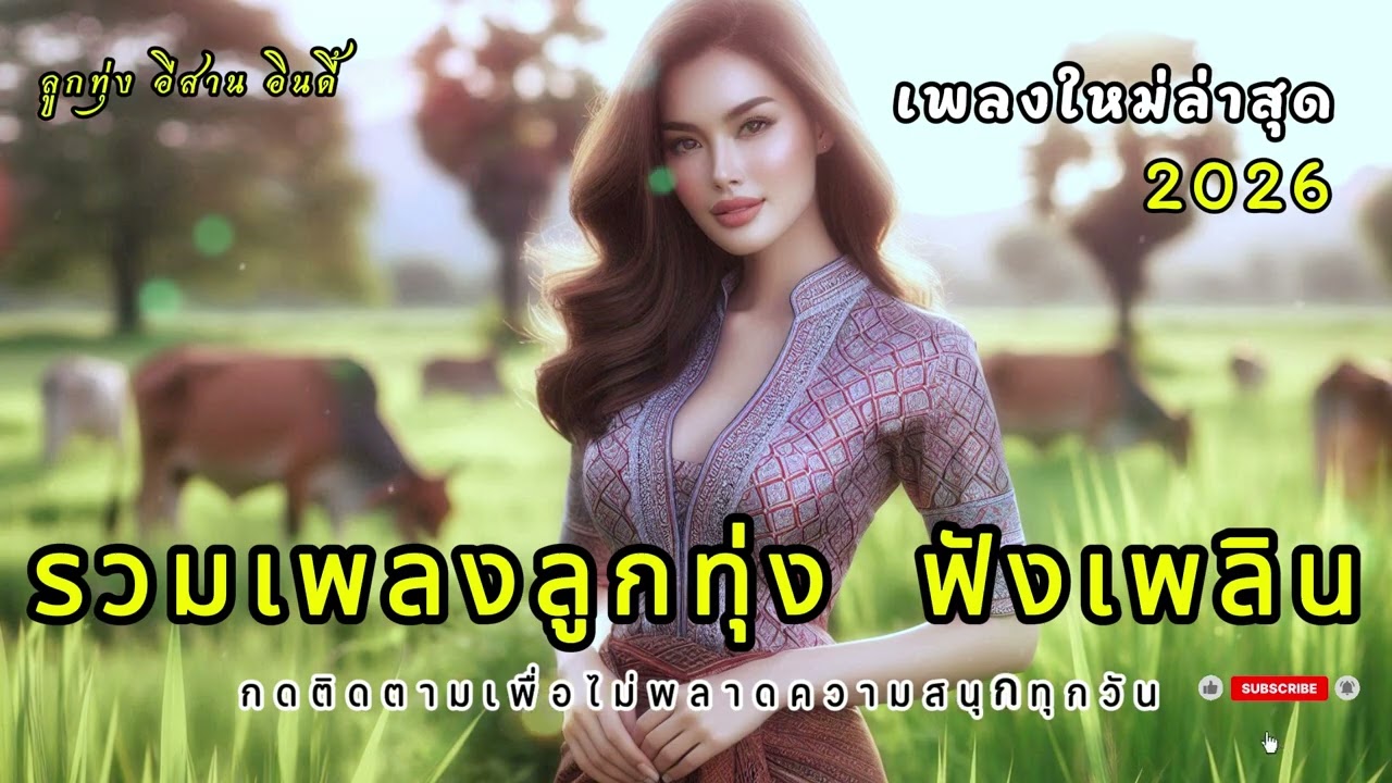 เพลงลูกทุ่งเพราะๆ 2026  คนไกลบ้าน ฟังเพลิน ฟังสบาย ในวันทำงาน เพลงใหม่ล่าสุด เติมกำลังใจ