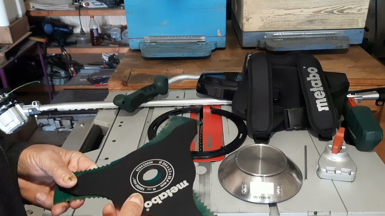 METABO FSB 36-18 LTX BL 40. АККУМУЛЯТОРНАЯ КОСА.