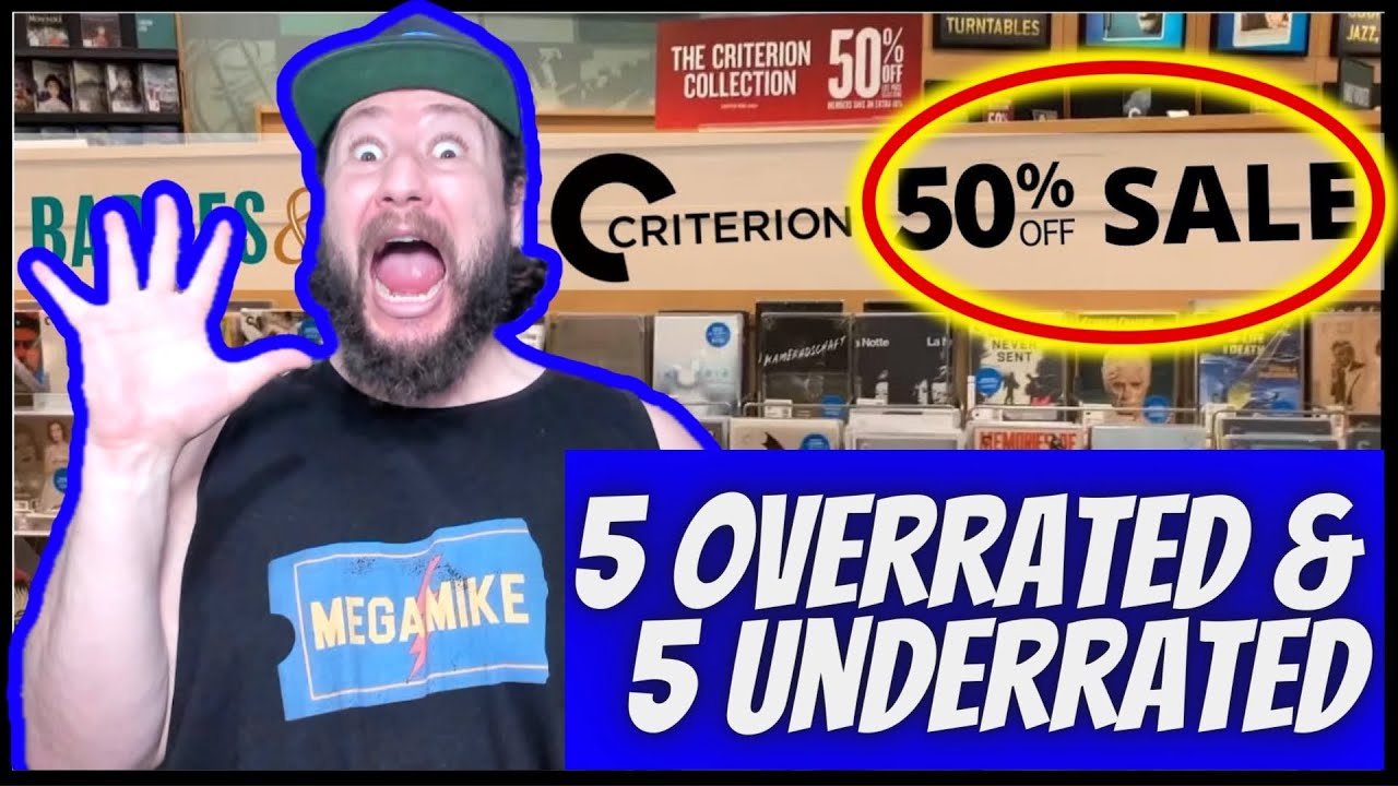 Top 5 Criterion OVERRATED & UNDERRATED - Barnes & Noble 50% Off July 2024 #physicalmedia #criterion
