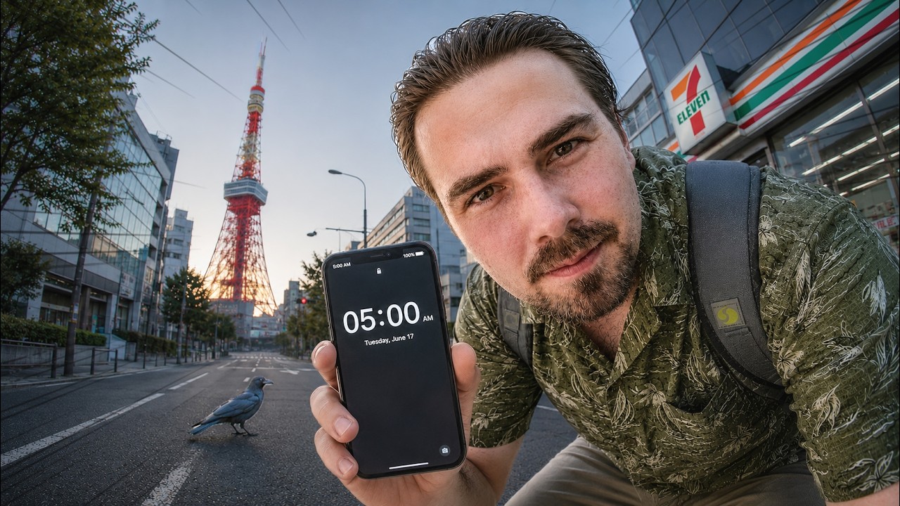 Я исследовал Токио в 5 утра... это совершенно другой мир.