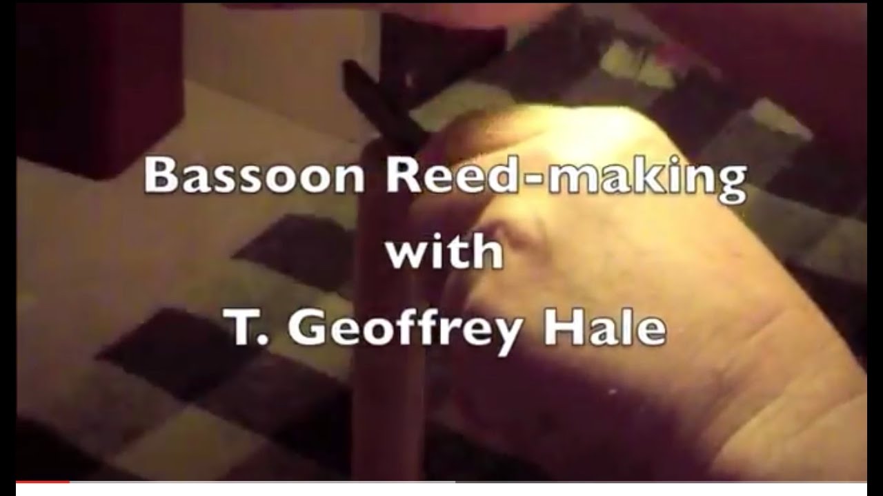 Bassoon Reed Making from tubes to finished