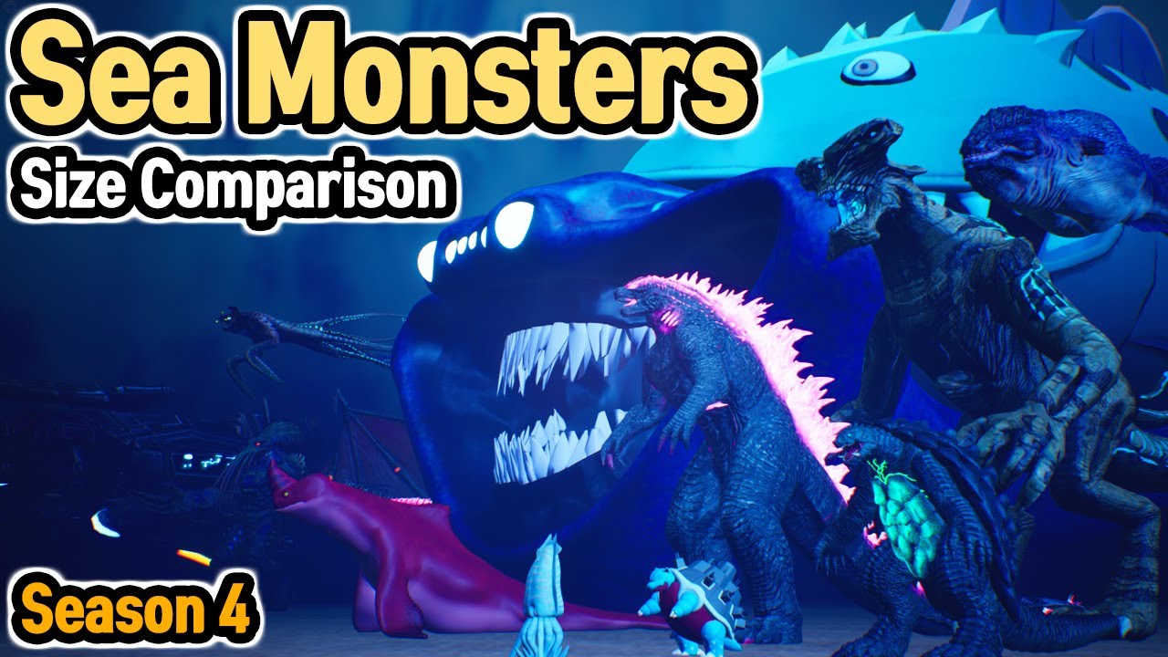 Sea Monsters Size Comparison : Season 4