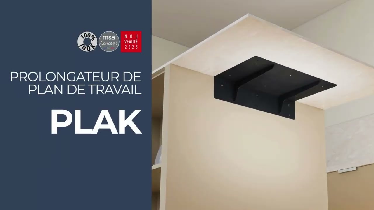 Démo - Prolongateur de plan de travail PLAK