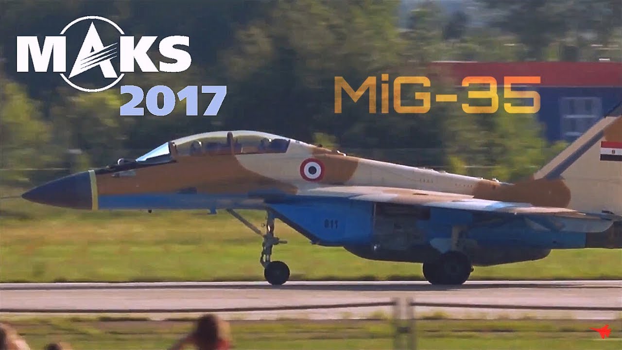 MAKS 2017 - Egyptian MiG-35 take-off - HD 50fps