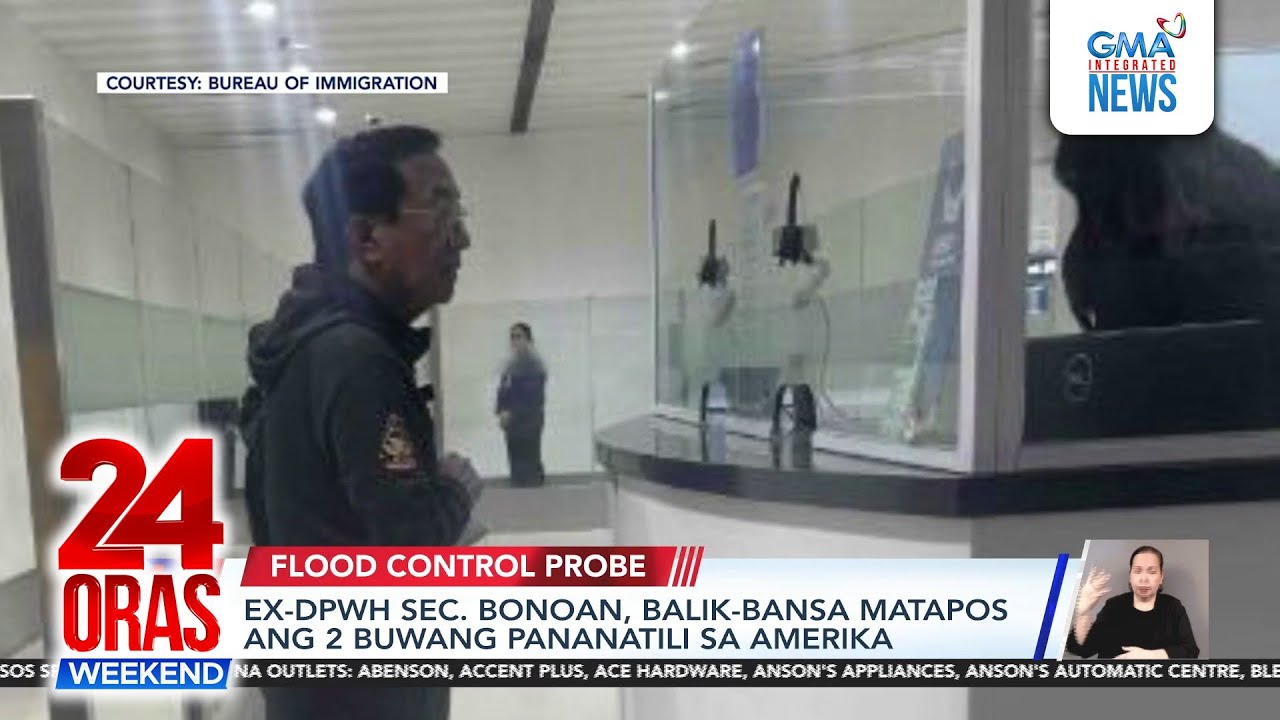 Ex-DPWH Sec. Bonoan, nasa Pilipinas na matapos ang 2 buwang pananatili sa Amerika | 24 Oras Weekend