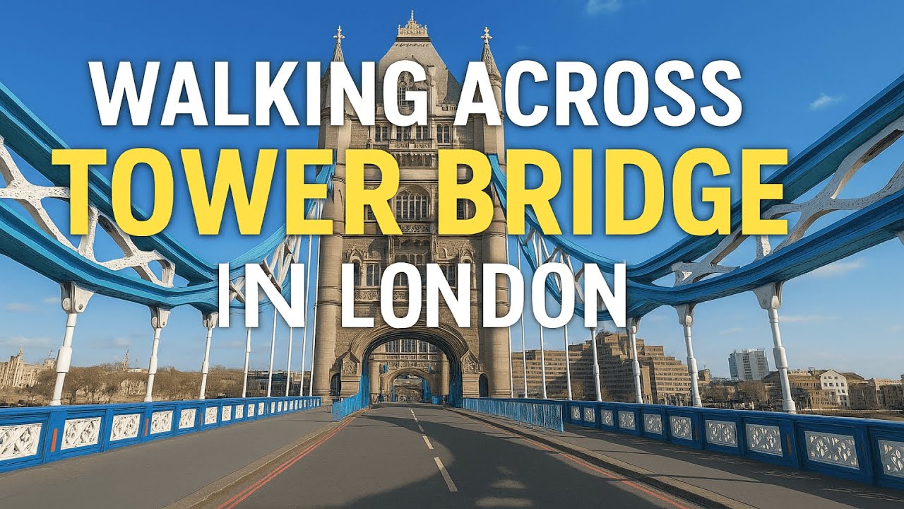 Walking Across Tower Bridge in London | 4K GoPro 11