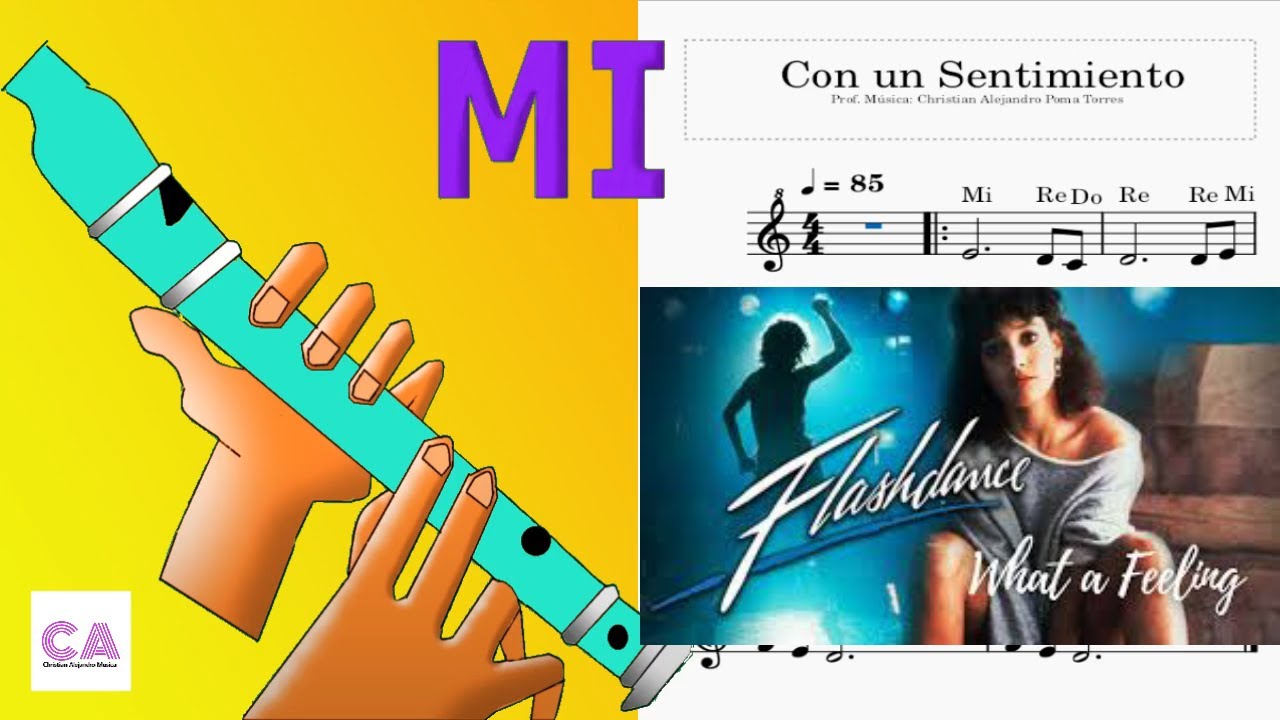 What a feeling - Flashdance - FLAUTA DULCE