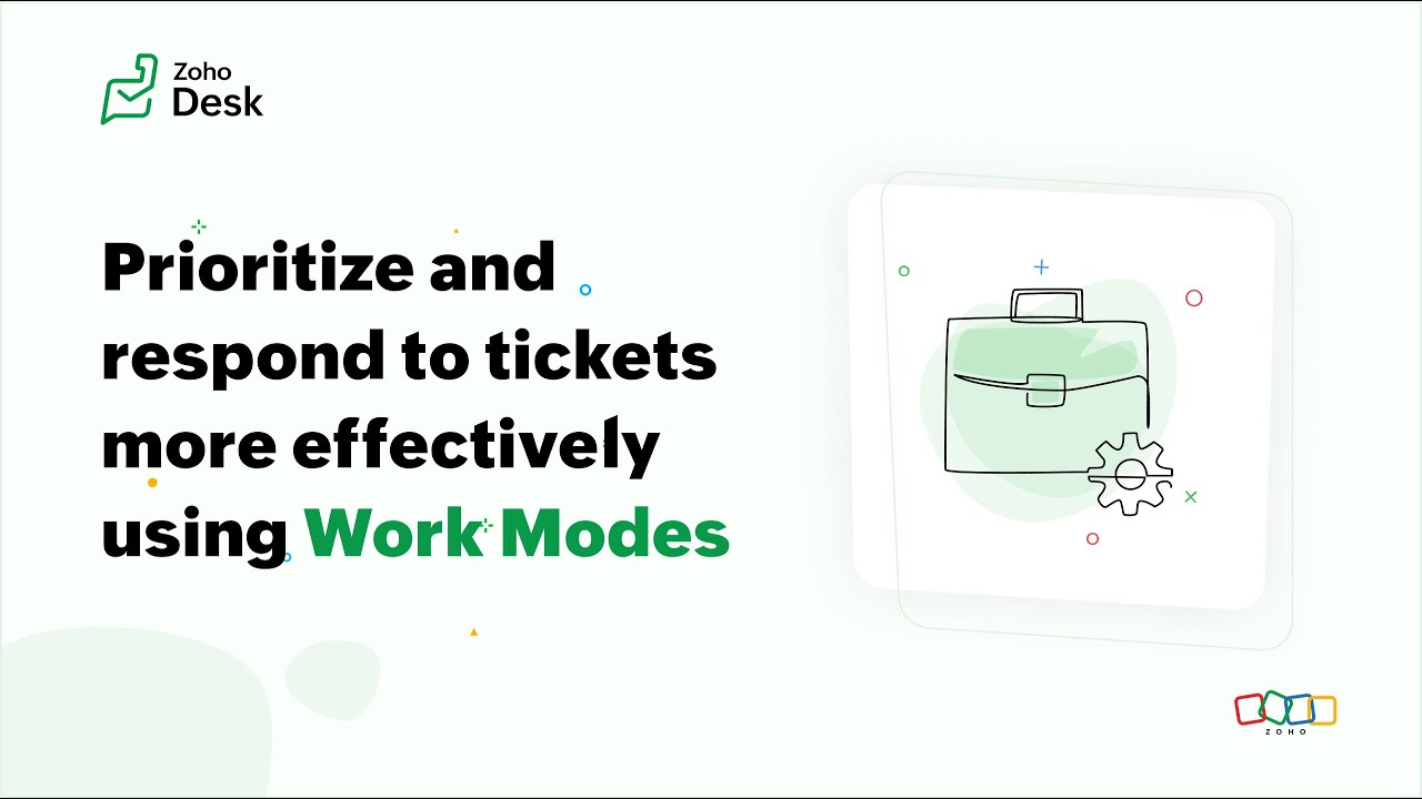 How to Prioritize Tickets with Work Modes in Zoho Desk | Smart Ticket Management Guide