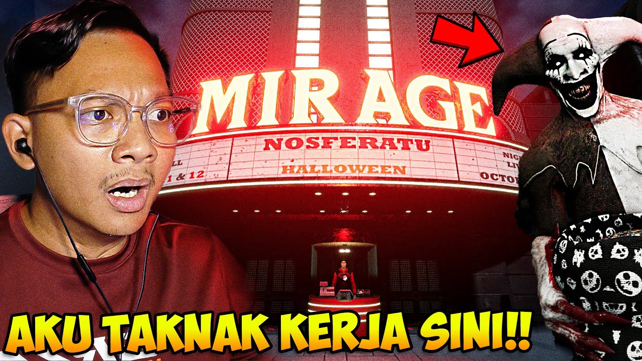 KERJA SHIFT MALAM DI CINEMA BERHANTU!!😭 Massacre At The Mirage LIVE🔴(MALAYSIA) FarydCupid