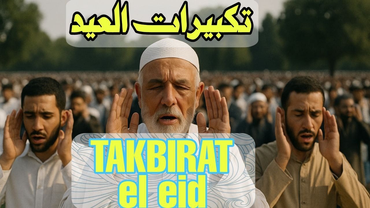 تكبيرات عيد الفطر المبارك 2026 بصوت رائع 🌼💛 لنجعلها تملأ الدنيا الله أكبر الله أكبر ولله الحمد