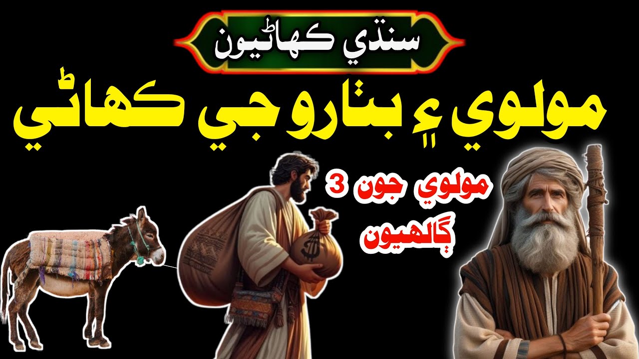 Molvi Aur Batharo Ki Kahani | مولوي ۽ بٺارو سنڌي ڪهاڻي Sindhi Kahani Mushtaque Pardasi