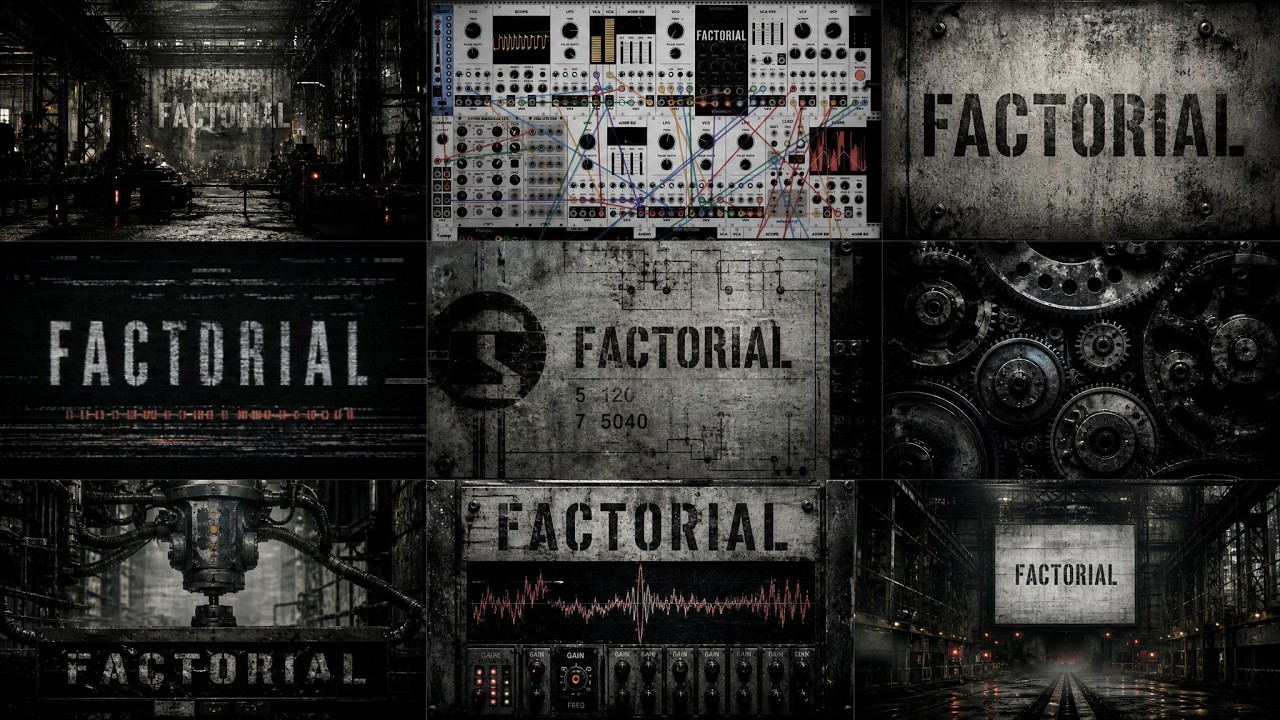 FACTORIAL &mdash; Gritty Industrial Techno & Harsh Noise Wall