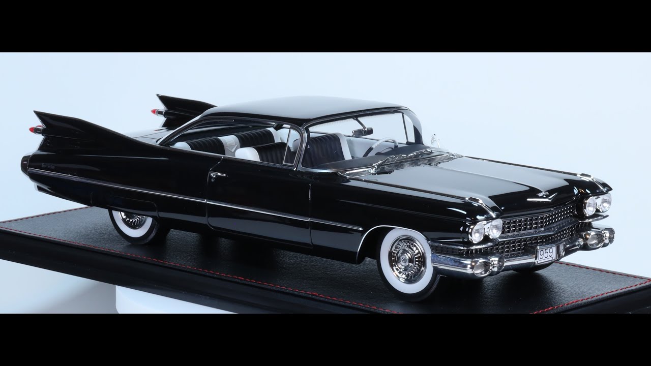 Stamp 1/18  '59 Cadillac Coupe de Ville Black