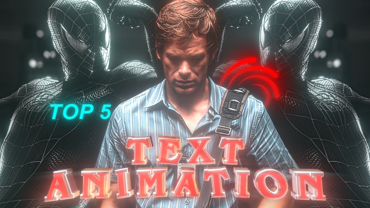 Top 5 TEXT ANIMATION concepts to Enhance your Edits in ALIGHT MOTION 🤯