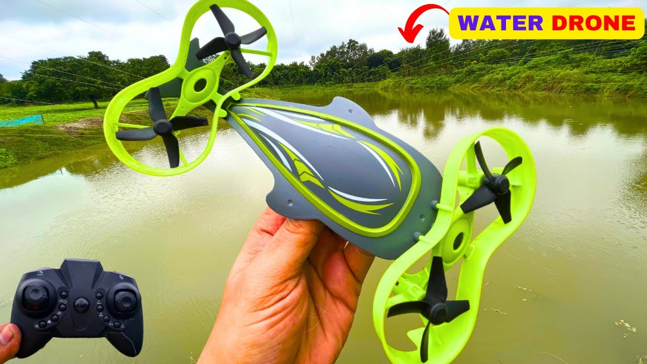 RC Water Drone | 3 in 1 Flying Whale RC drone Unboxing & Testing-Classy Toys