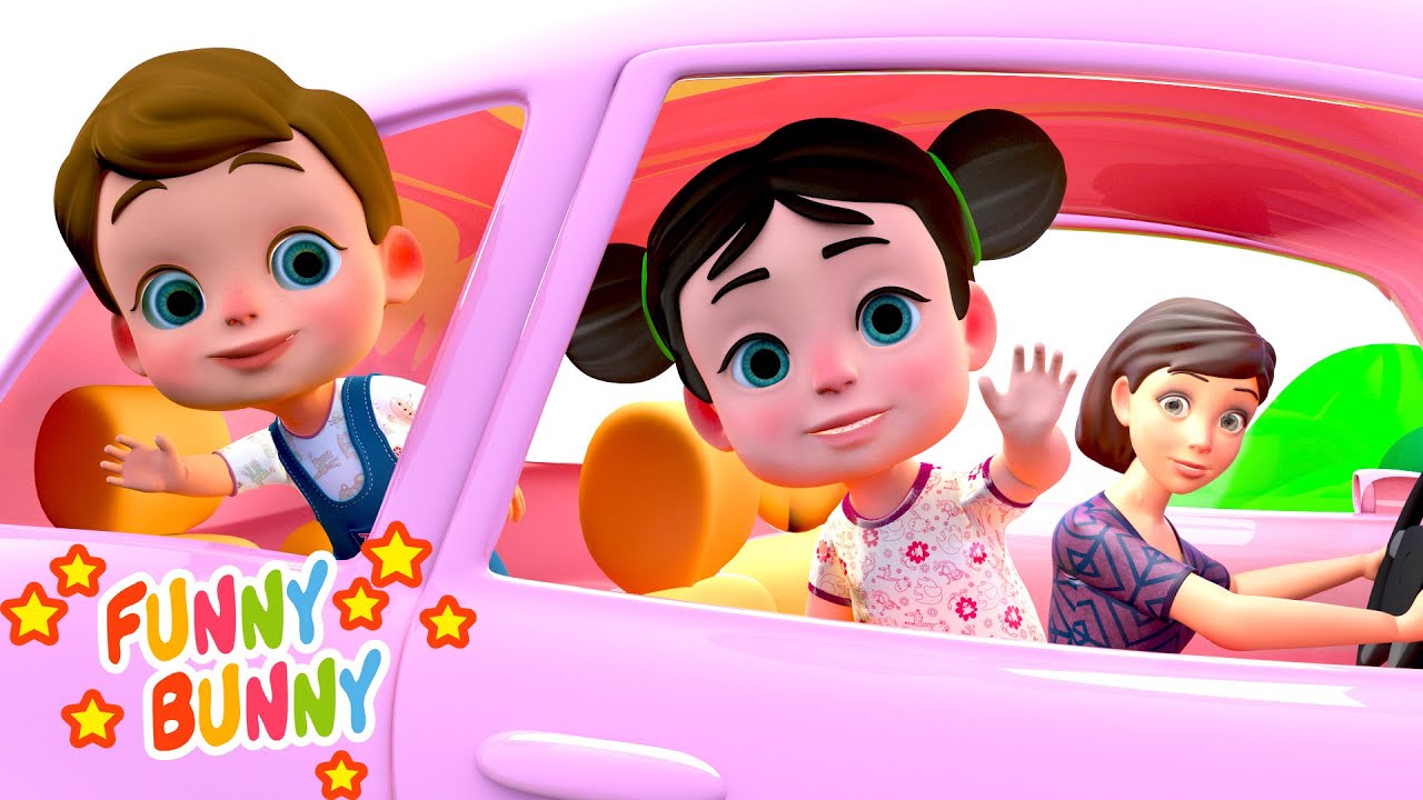 Baby Car Song | Kids Songs & Nursery Rhymes | Funny Bunny Compilation