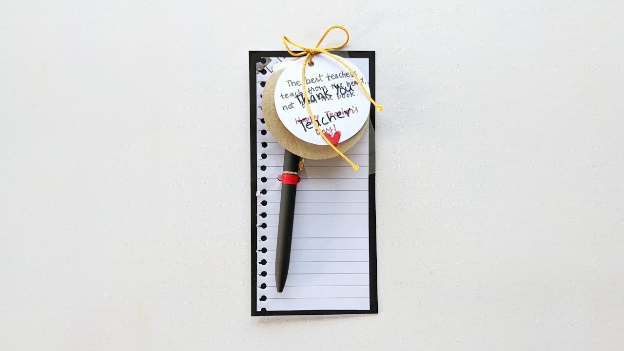 DIY Gift Card | Thank You Teacher | DIY Teacher's Day Craft | Handmade Gift Ideas | Dinesh Arts