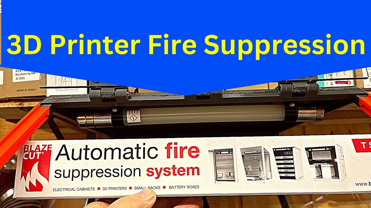 3D Printer Fire Suppression