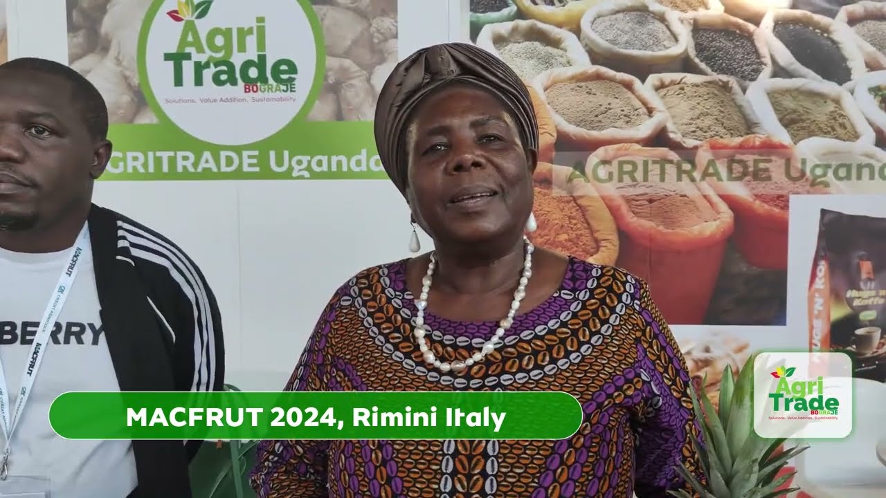 AGRITRADE Uganda exhibits at MacFrut Rimini Italy 2024