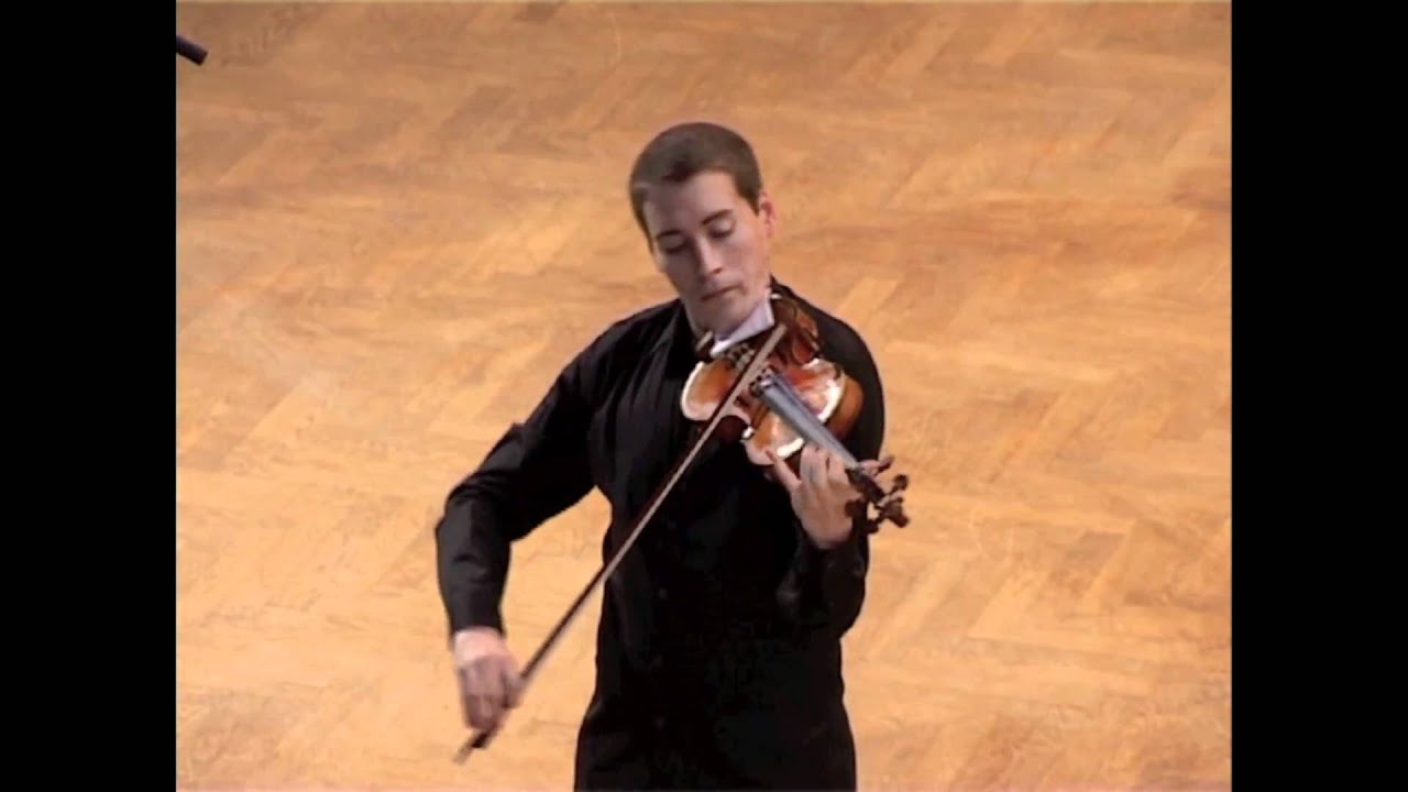 J. S. Bach: Sonata for solo violin in C Major, 4th mov.: Allegro assai (Kristóf Baráti)