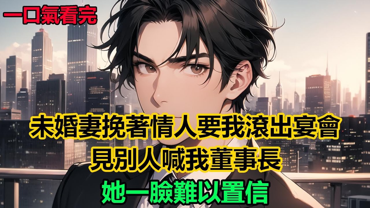 未婚妻挽著情人要我滾出宴會，見別人喊我董事長，她一臉難以置信#故事 #小說 #爽文
