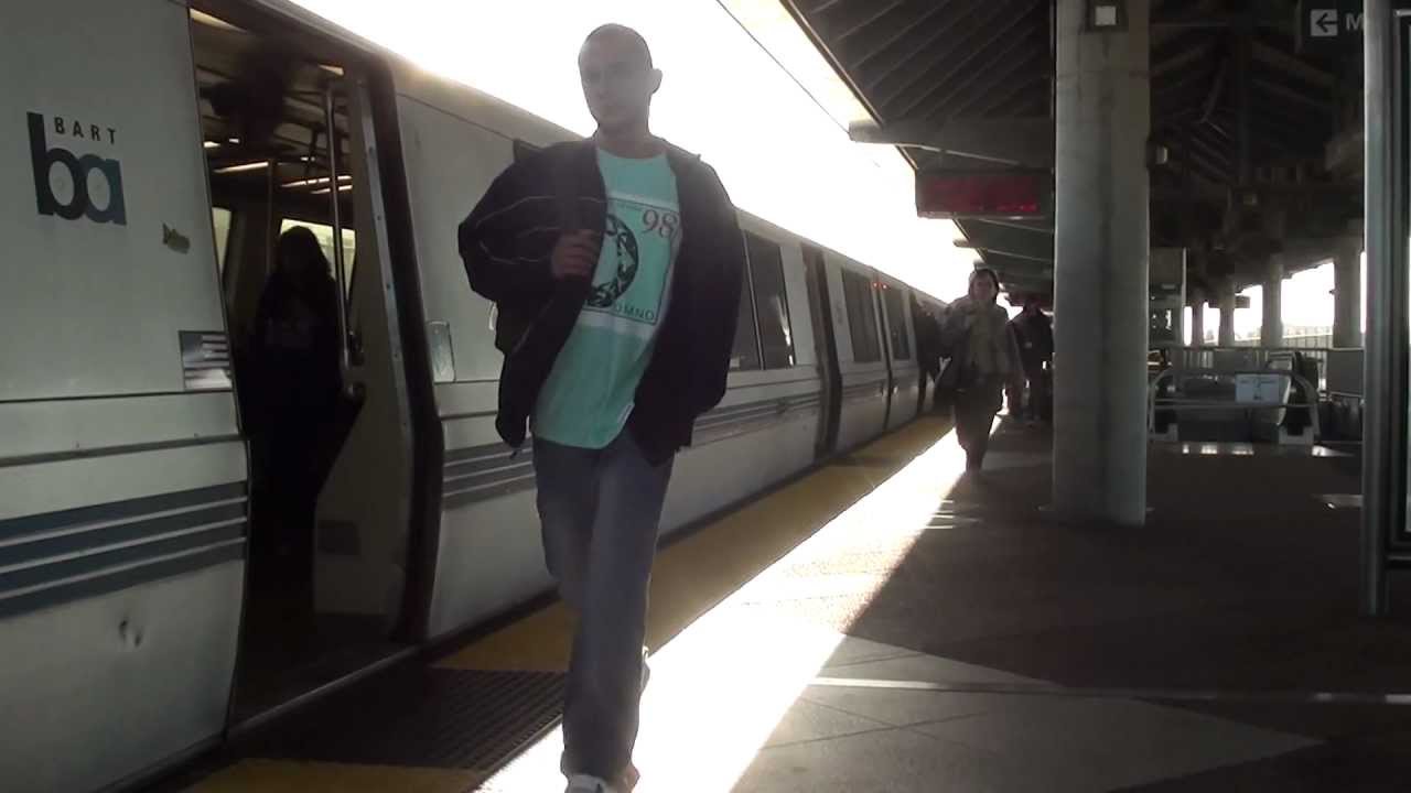 San Francisco/Daly City Train Arriving at Dublin/Pleasanton BART