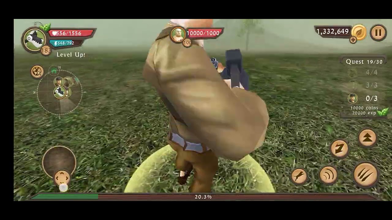 Menghasis mengalahkan semua di dog - dog simulator 