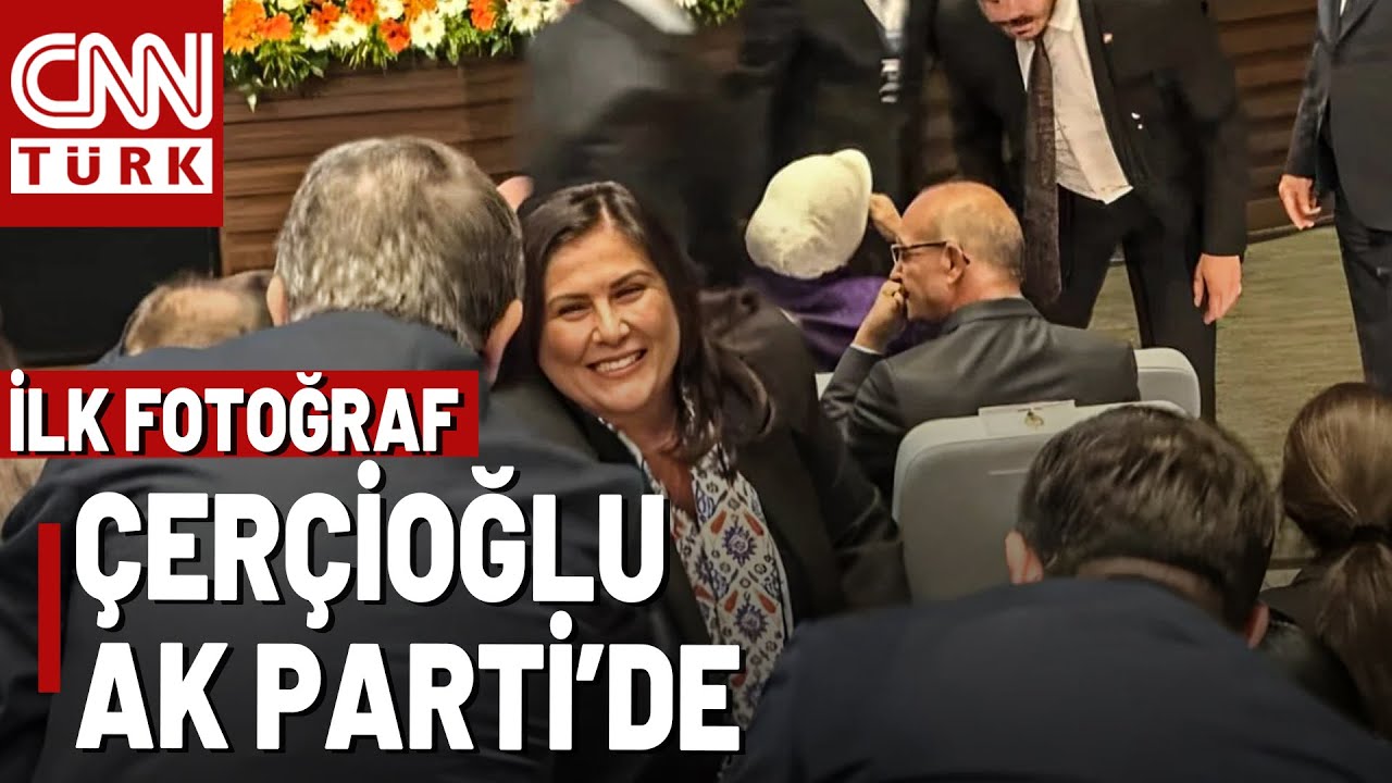 İşte Aydın Büyükşehir Belediye Başkanı Özlem Çerçioğlu'nun Ak Parti'deki İlk Görüntüleri...